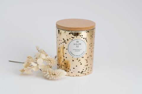 Gold Crackle Tumbler